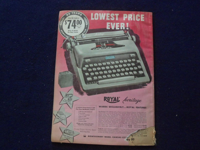 1961 WINTER MONTGOMERY WARD CATALOG - KANSAS CITY, MISSOURI - J 8473