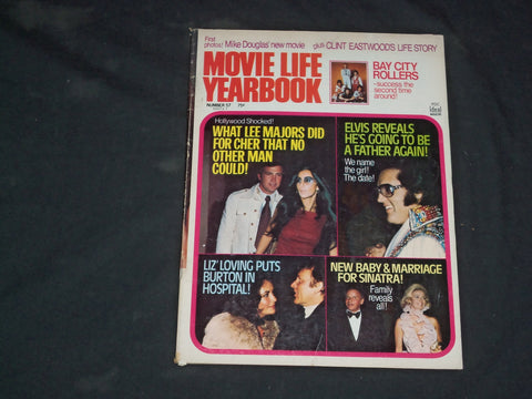 1975 MOVIE LIFE YEARBOOK MAGAZINE - CHER, ELVIS, LIZ TAYLOR COVER - CW 1088