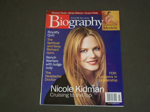 1999 AUGUST BIOGRAPHY MAGAZINE - NICOLE KIDMAN COVER - B 3735