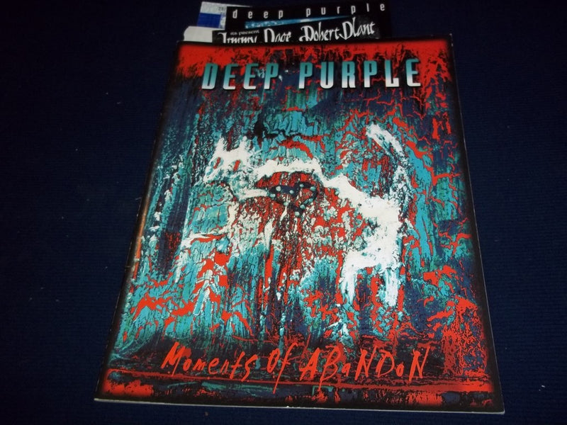1998 OCT 18 DEEP PURPLE TOUR BOOK - WITH TICKET STUB - UK - II 7641