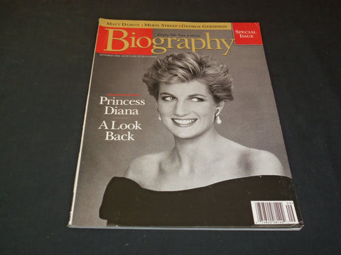 1998 SEPTEMBER BIOGRAPHY MAGAZINE - PRINCESS DIANA - SP 7341
