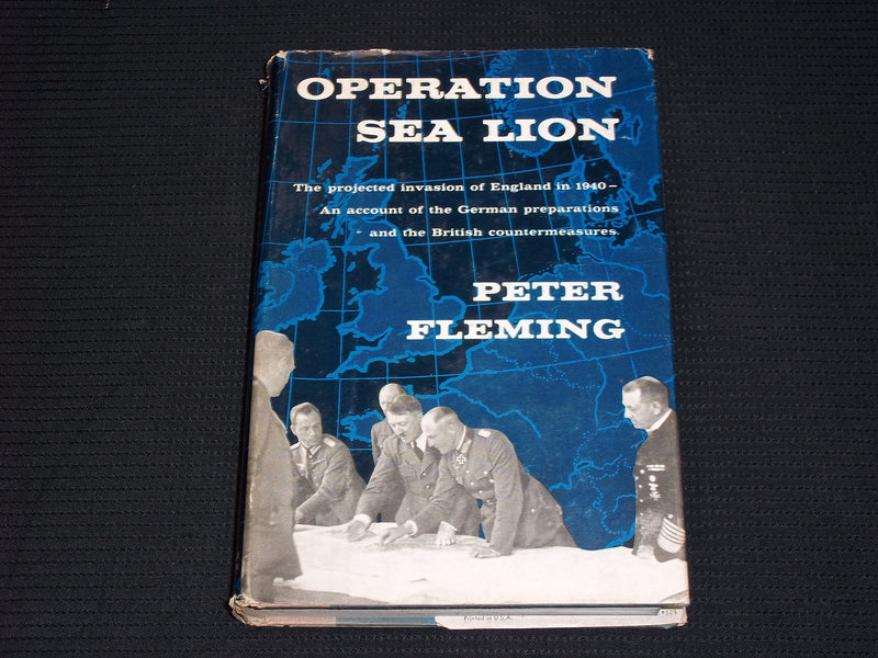 1957 OPERATION SEA LION HARDCOVER BOOK BY PETER FLEMING - KD 7617