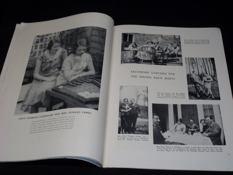1932 JUNE 1 TOWN & COUNTRY MAGAZINE - JACK VON REPRERT BISMARCK COVER - E 2512