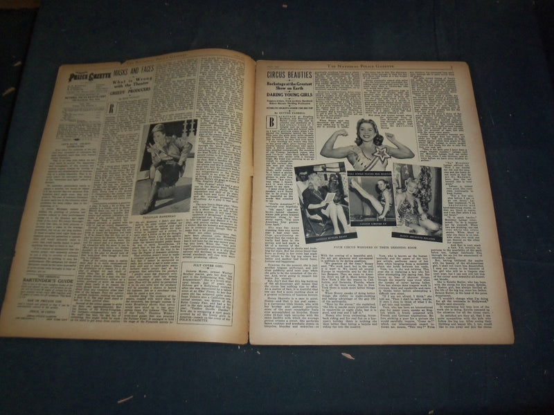 1943 JULY THE NATIONAL POLICE GAZETTE MAGAZINE - DOLORES MORAN - B 5901