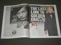 2014 AUG 13 NY DAILY NEWS NEWSPAPER - ROBIN WILLIAMS HANGED - BACALL - NP 2550