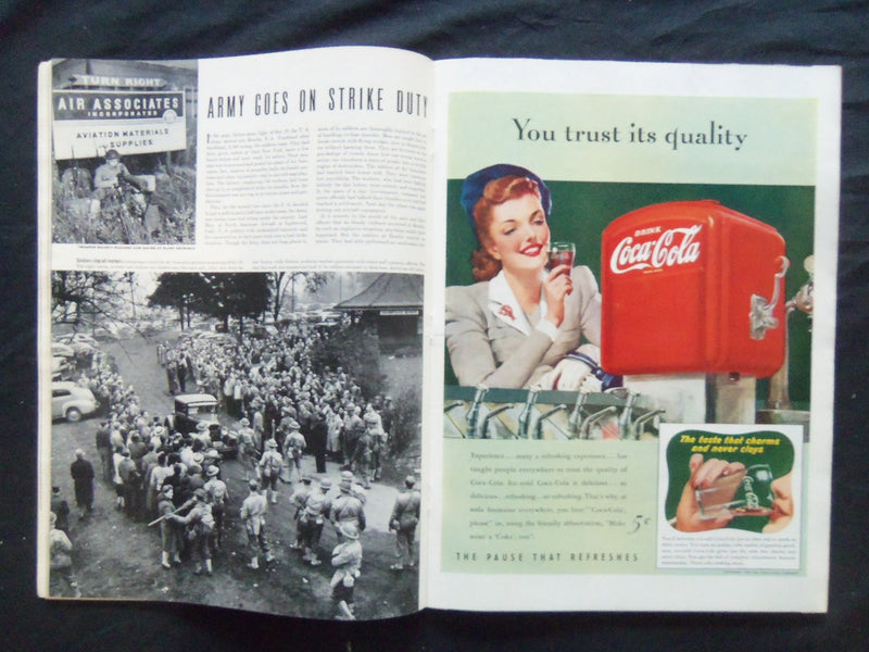1941 NOVEMBER 10 LIFE MAGAZINE - GENE TIERNEY - L 260