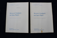 1974-1977 REVIEWS OF REOPHYSICS AND SPACE PHYSICS MAGAZINE - LOT OF 8 - O 3355