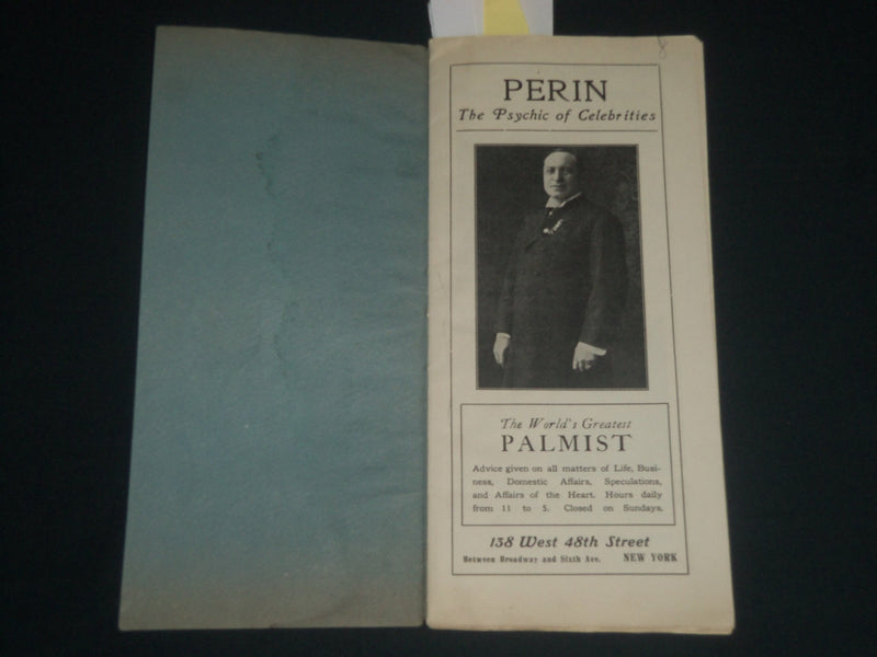 1906 NEW YORK HIPPODOME A SOCIETY CIRCUS PROGRAM - NICE ADS - J 4223