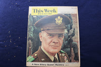 1956 MARCH 17 THIS WEEK MAGAZINE - GENERAL ANTHONY MCAULIFFE COVER - E 22906