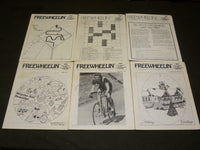 1980-1985 FREEWHEELIN' SOUTHERN BICYCLE LEAGUE MAGAZINE LOT OF 27 - O 3210