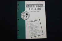 1940 OCTOBER CONSUMERS' RESEARCH BULLETIN MAGAZINE - SP 4179K