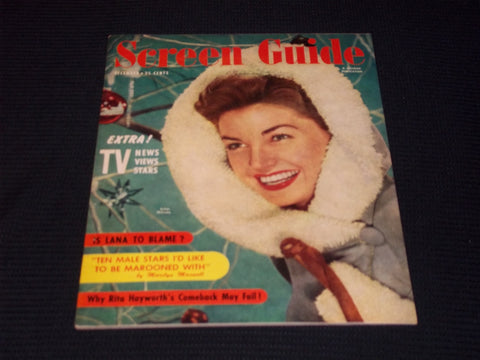 1951 DECEMBER SCREEN GUIDE MAGAZINE - ESTHER WILLIAMS FRONT COVER - E 15192
