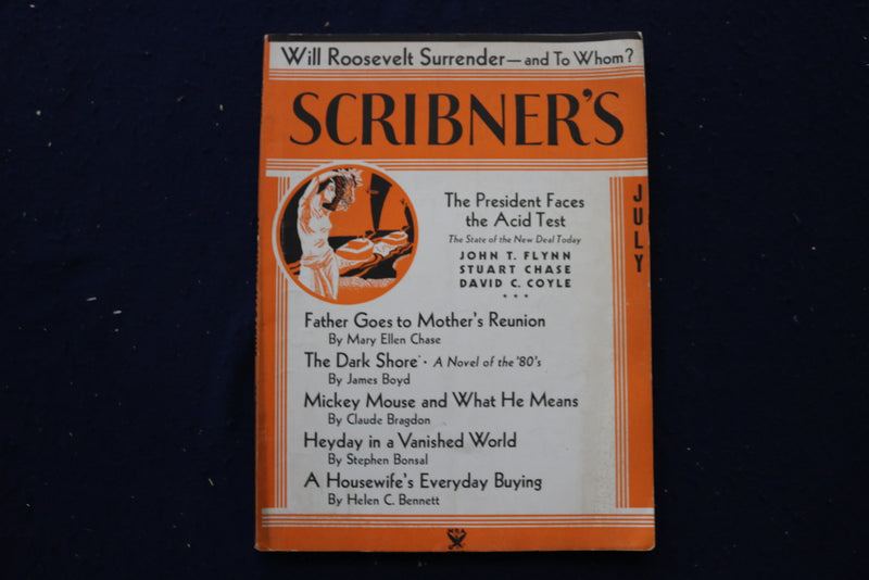 1930-1934 SCRIBNER'S MAGAZINE - LOT OF 9 - O 3489