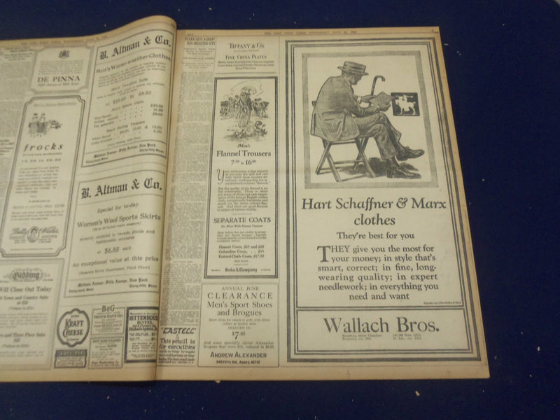 1922 JUNE 21 NEW YORK TIMES - MARCONI NEW DEVICE GUIDES RADIO - NT 8412
