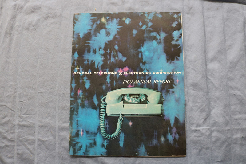 1957-1969 GERNERAL TELEPHONE & ELECTRONICS ANNUAL REPORTS - LOT OF 8 - K 3211