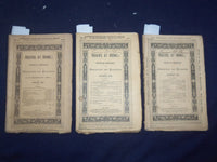 1868 JAN-SEP-NOV HOURS AT HOME MONTHLY MAGAZINE - LOT OF 3 - J 9796