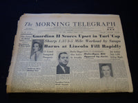 1956 MARCH 1 MORNINGS TELEGRAPH NEWSPAPER - GUARDGIAN II SCORES UPSET - NP 5815