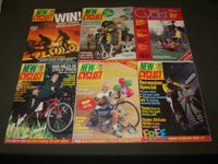 1990-1993 NEW CYCLIST BICYCLE MAGAZINE LOT OF 8 - PUBLISHED IN U. K. - O 3251