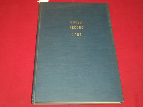 1957 RWDSU RECORD NEWSPAPER BOUND VOLUME NO. 4 - RETAIL - WHOLESALE - R 15H