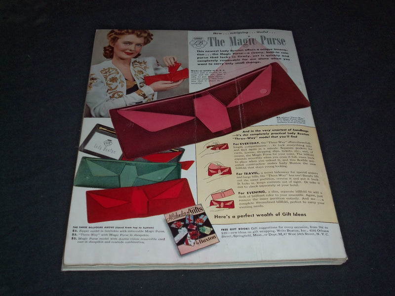 1941 DECEMBER MADEMOISELLE MAGAZINE - SPECIAL CHRISTMAS ISSUE - SP 6545