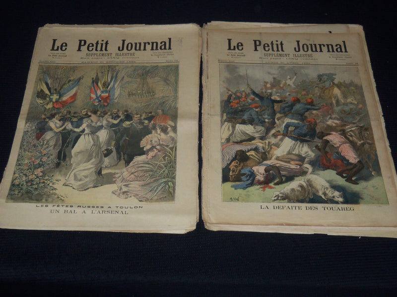 1890'S LE PETIT JOURNAL SUPPLEMENT ILLUSTRE MAGAZINES HUGE LOT OF 400+ - #4