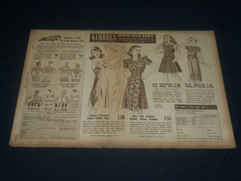 1946 JANUARY 20 THE PITTSBURGH PRESS SUNDAY ROTO SECTION - MT. LEBANON - NP 4462