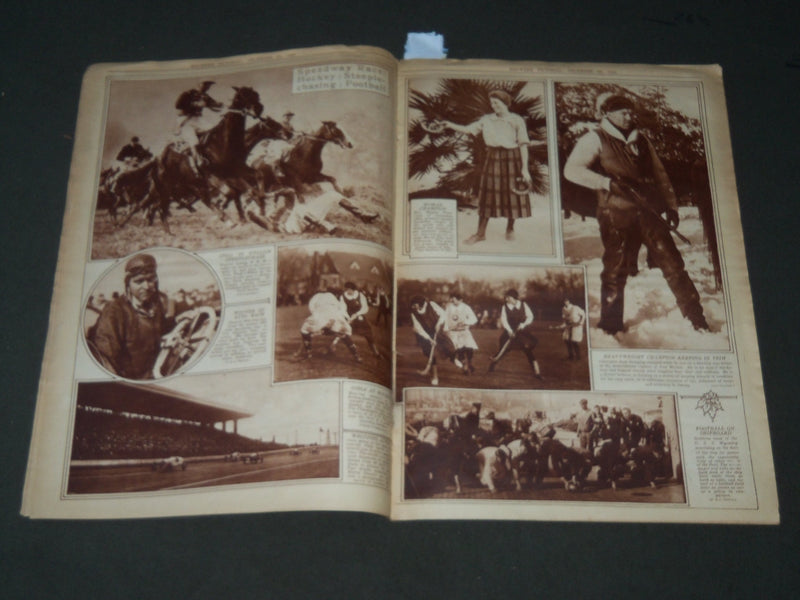 1923 DEC 20 MID-WEEK PICTORIAL MAGAZINE SECTION - RAILROAD SANTA CLAUS - J 3274