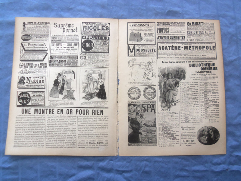 1900 JULY 21 LE SOURIRE MAGAZINE - ILLUSTRATED COMEDY - FRENCH TEXT - SP 4864H
