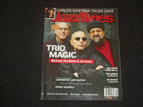 2007 AUGUST JAZZ TIMES MAGAZINE - FRISELL, MOTIAN & LOVANO - ST 7000