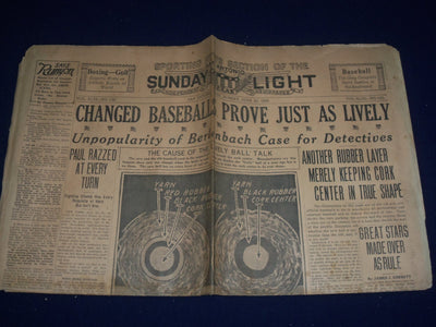 1926 JUNE 20 SAN ANTONIO SUNDAY LIGHT SPORT SECTION - CHANGED BASEBALL - NP 972Y