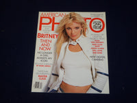2003 NOVEMBER/DECEMBER AMERICAN PHOTO MAGAZINE - BRITNEY SPEARS COVER - SP 9669