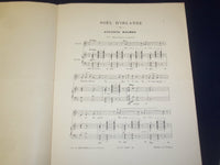 1890's NOEL D'IRLANDE SHEET MUSIC-COVER ILLUSTRATION BY MADELEINE LEMAIRE-B 6688