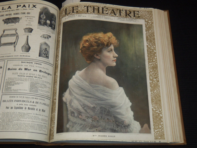1906 JULY-DECEMBER LE THEATRE MAGAZINE BOUND VOLUME - 12 ISSUES - KD 2278G
