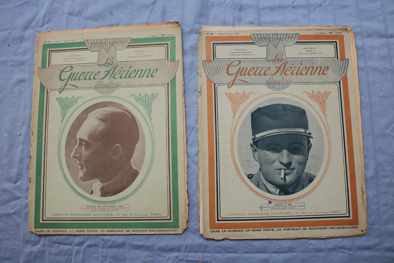 1916-1918 LA GUERRE AERIENNE ILLUSTRE MAGAZINE - FRENCH - LOT OF 20 - O 3857
