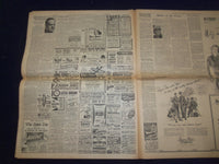 1944 SEP 4 NEW YORK TIMES - GERMANS FLEE AS ALLIES DRIVE ON BRUSSELS - NP 6613