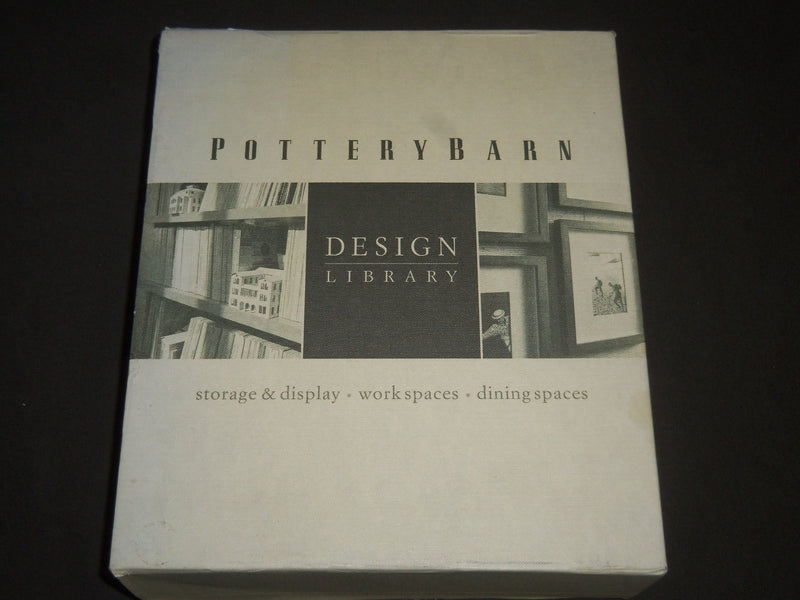 2004 POTTERY BARN DESIGN LIBRARY BOXED SET OF 3 - DINING, WORK, STORAGE- R 114