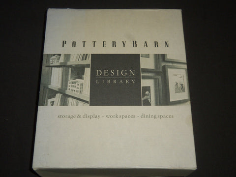 2004 POTTERY BARN DESIGN LIBRARY BOXED SET OF 3 - DINING, WORK, STORAGE- R 114