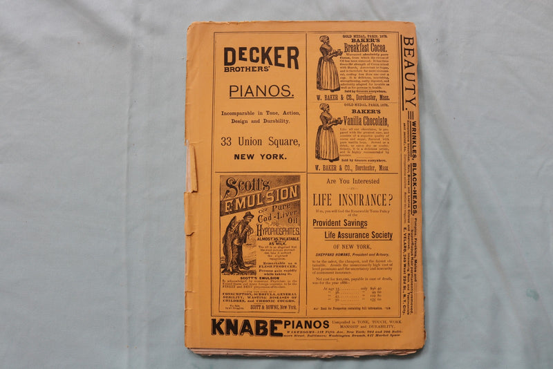 1887 AMERICAN MONTHLY ILLUSTRATED MAGAZINE - LOT OF 2 - K 3287