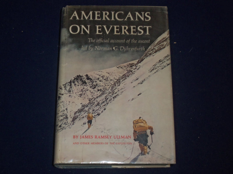 1964 AMERICANS ON EVEREST BOOK BY JAMES RAMSEY ULLMAN FIRST EDITION - KD 2490