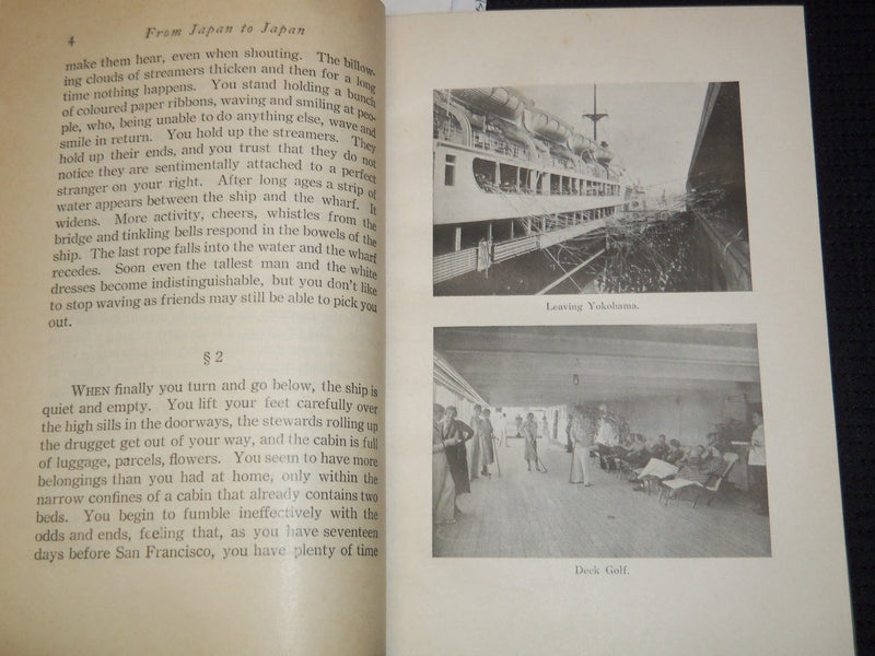 1935 FROM JAPAN TO JAPAN HARDCOVER BOOK BY G. CAIGER - HOKUSEIDO PRESS- KD 6263D