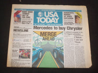 1998 MAY 7 USA TODAY NEWSPAPER - MERCEDES TO BUY CHRYSLER - NP 7920