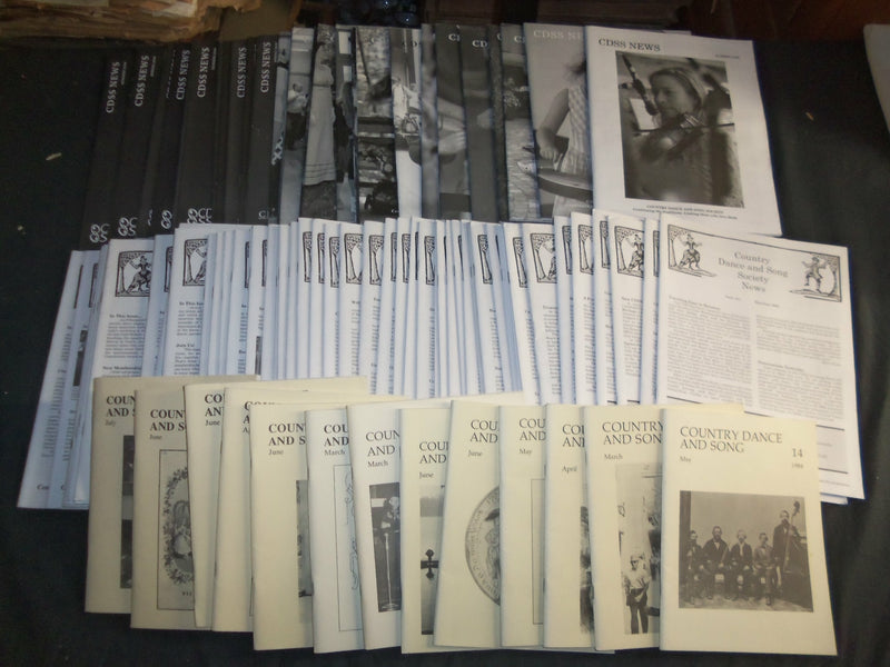1984-2018 COUNTRY DANCE AND SONG SOCIETY NEWS MAGAZINE - LOT OF 93