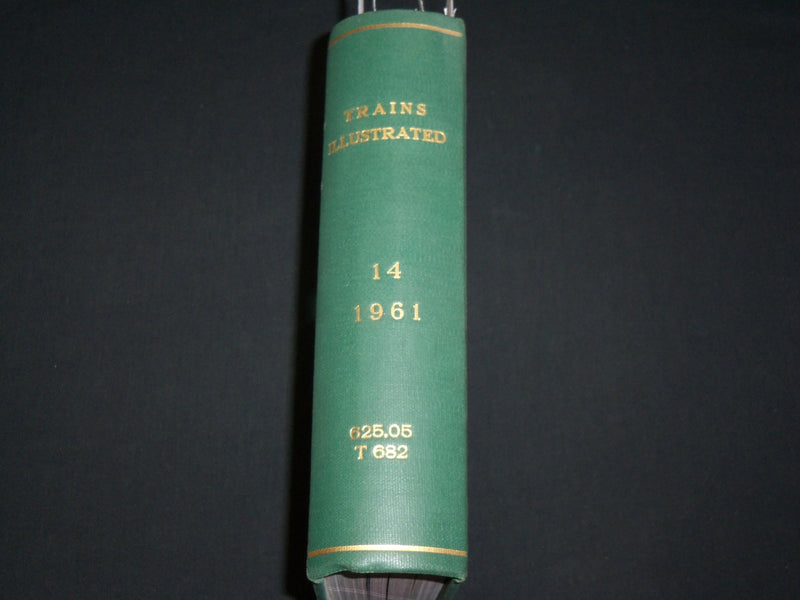 1961 TRAINS ILLUSTRATED MAGAZINE BOUND VOLUME - PUB. IN THE U. K. - KD 6337