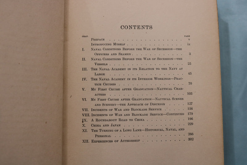 1907 FROM SAIL TO STREAM HARDCOVER BOOK BY A.T. MAHAN - KD 9628