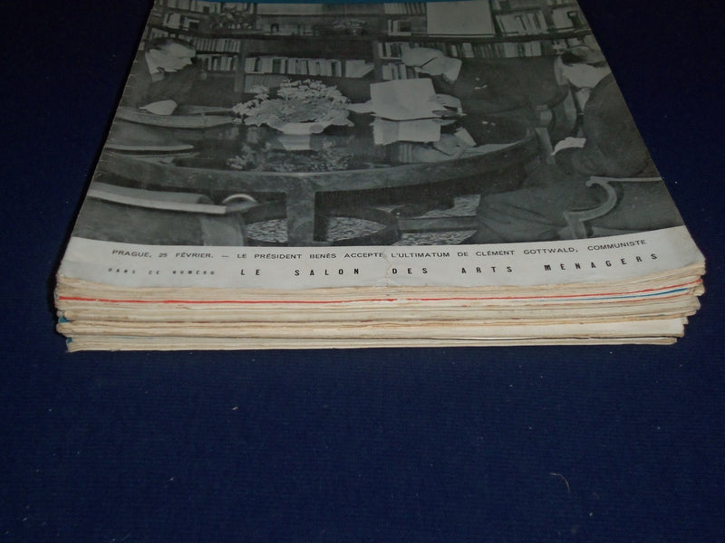 1948 FRANCE ILLUSTRATION FRENCH MAGAZINE LOT OF 18 DIFFERENT - PHOTOS - O 503