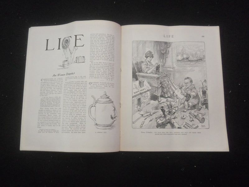 1915 JULY 29 LIFE MAGAZINE - NEUTRAL NUMBER - THE ASSASSIN - L 761R