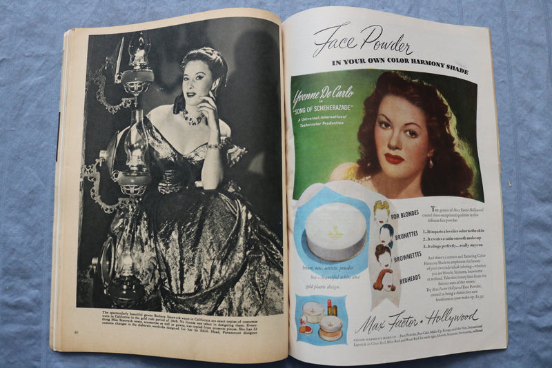 1947 MARCH MOVIE STORY MAGAZINE - JUNE HAVER COVER - ST 1002F