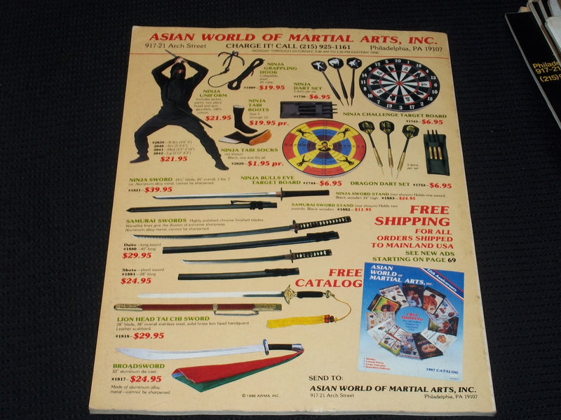 1987 JULY BLACK BELT MAGAZINE - GOLDEN YEARS FRONT COVER - E 7844