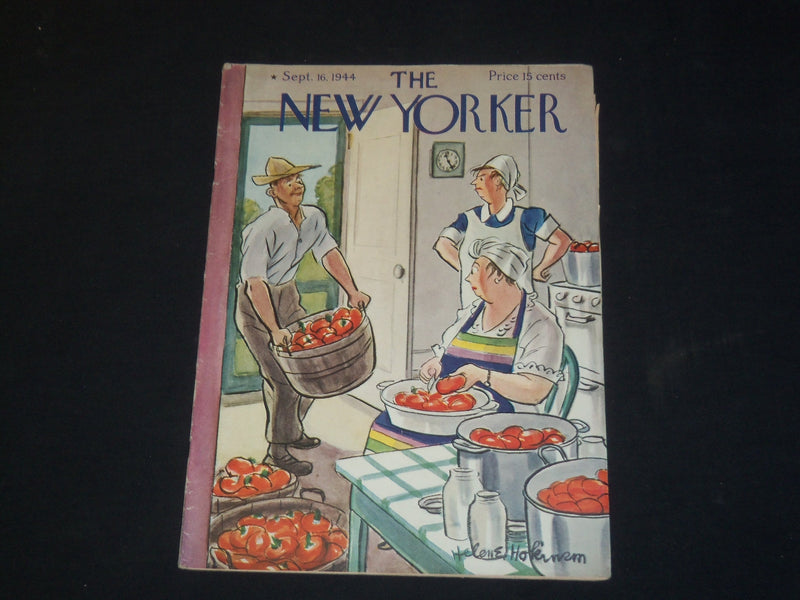 1944 SEPTEMBER 16 THE NEW YORKER MAGAZINE - ILLUSTRATED COVER - NY 103