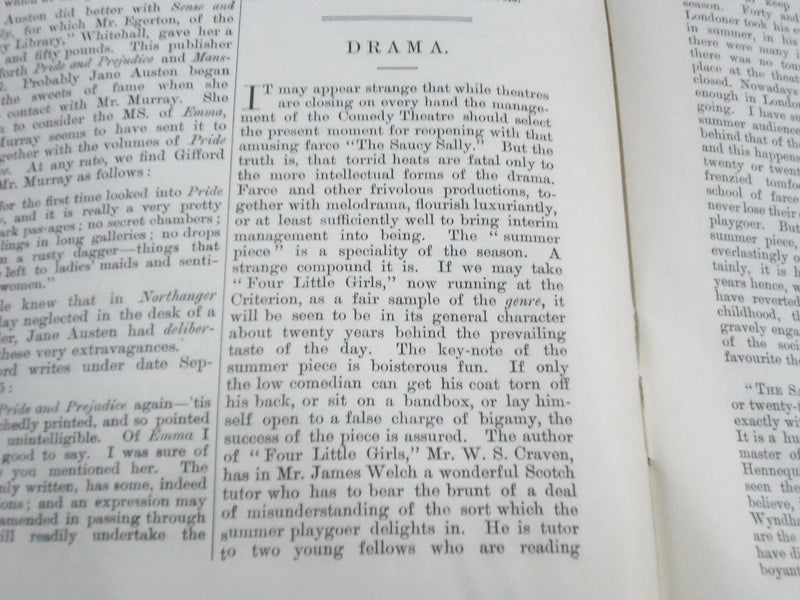 1897-1898 THE ACADEMY WEEKLY REVIEW OF LITERATURE LOT OF 38 - LONDON - O 2375